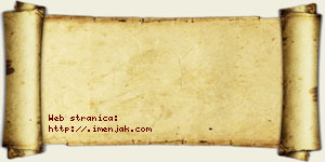 Rade Bzenić vizit kartica